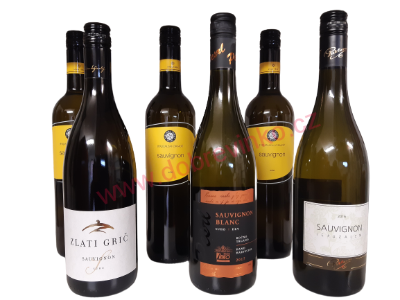 Degustační sada Sauvignonů ze 4 vinařství