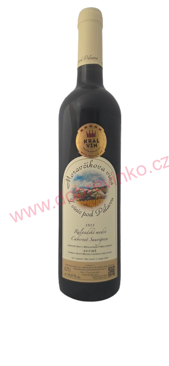 Rulandské Modré Cabernet Sauvignon výběr z bobulí 2023 suché