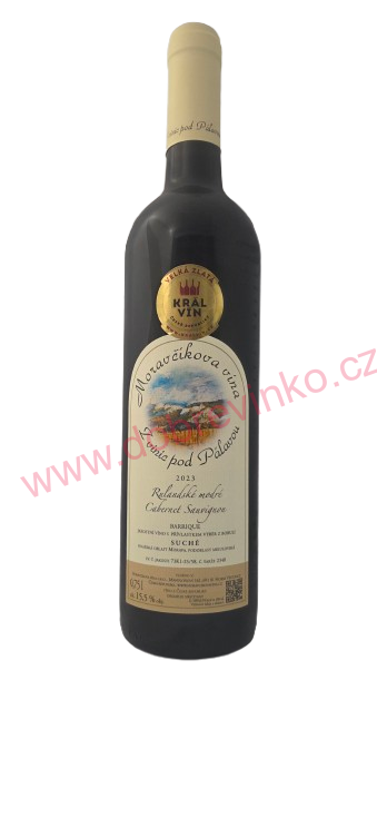 Rulandské modré Cabernet Sauvignon barique výběr z bobulí 2023 suché