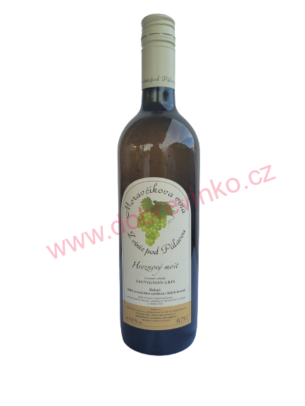 Hroznový mošt z hroznové odrůdy Sauvignon gris
