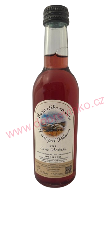 Cuvée Martinka pozdní sběr 2024 polosladké 0,25 l