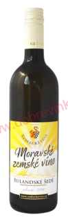 Rulandské šedé moravské zemské víno 2018 plosuché